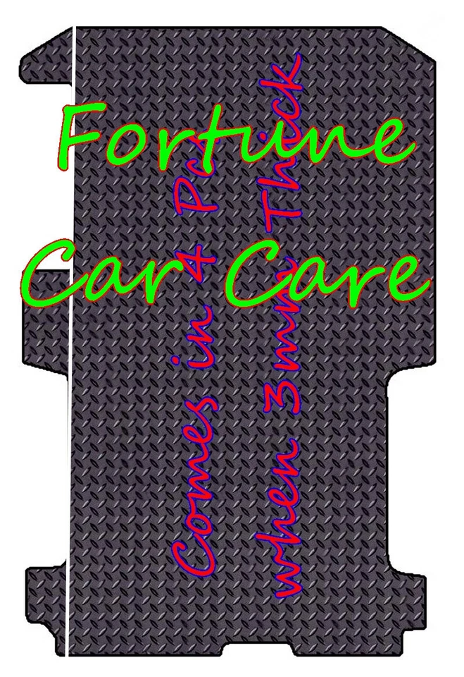 PARA RENAULT TRAFFIC/VAUXHALL VIVARO SWB 2014-EN MADERA CONTRACHAPADA AJUSTE ALFOMBRILLA DE GOMA A MEDIDA Foto 2 de 4