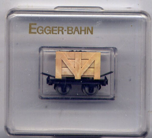 Lore de casten de chemin de fer à 2 essieux pour H0e ; fabriqué Egger ! (H0-8004) - Photo 1/1
