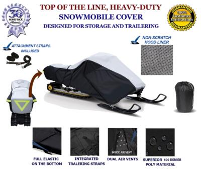 Snowmobile Sled Snow Machine Cover Polaris Titan 800 Adventure 155 2018-2023