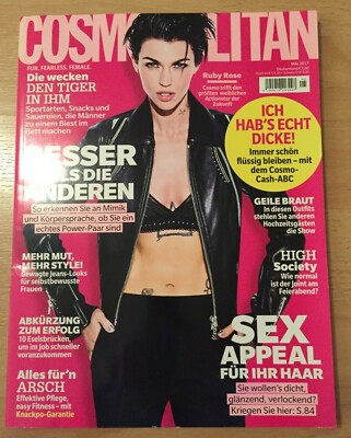     COSMOPOLITAN 5/2017  RUBY ROSE  magazine from Germany