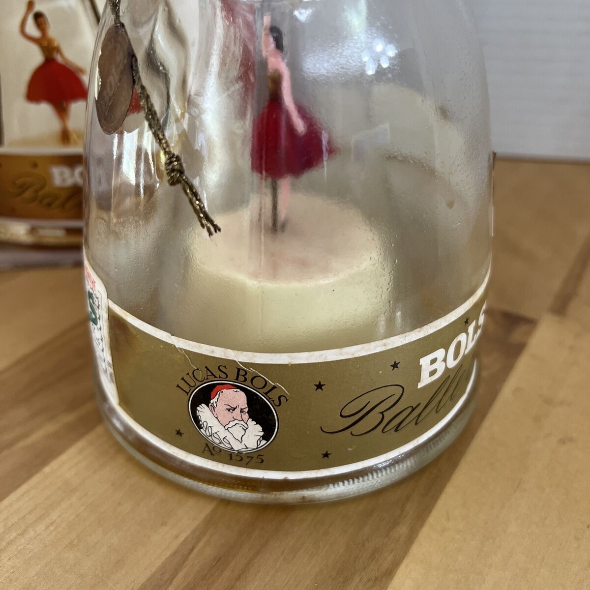Lot 5 Case Vintage Bols Dancing Ballerina in a Liquor Bottle Lot 5 Case Vintage Bols Dancing Ballerina in a Liquor Bottle