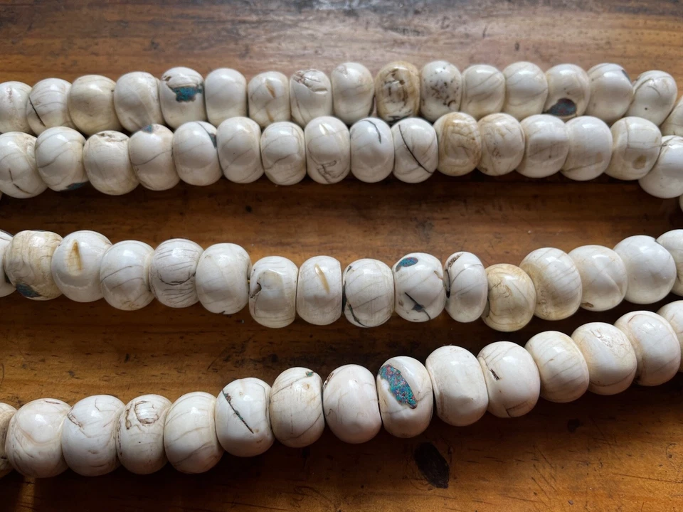 Rare Massive Natural Naga Conch Shell Shankh 108 Mala Necklace - Image 2 of 4