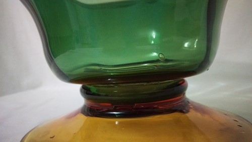 Tischschale Deko grün und gelb Glas - Bild 5 von 8