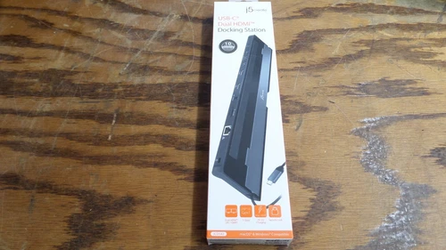 New J5 Create USB-C Dual HDMI Docking Station JCD542