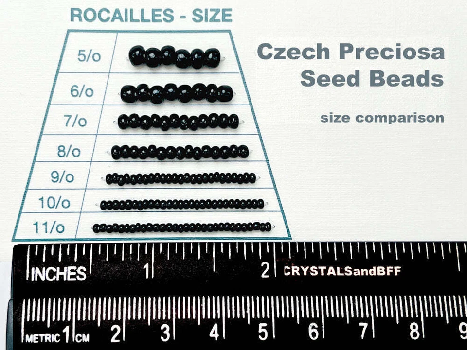Seed Beads 2-cuts Farfalle Mix 10/0 Light Blue Multi Preciosa Glass Beads 95gram - Image 2 of 3