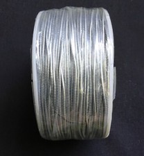 100 Yards Silver Metallic Stretch ElastIc Cord Jewelry Scrapbook Cards Crafts