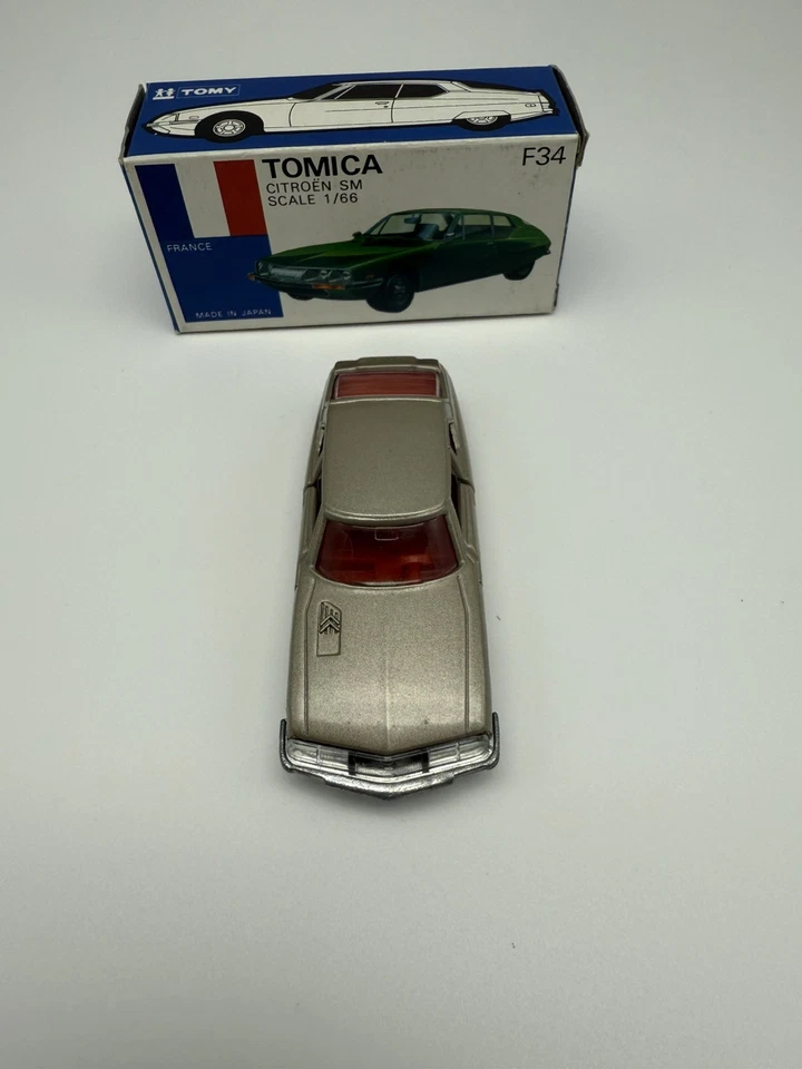 Tomica Citroen SM #F34 con caja hecha en Japón escala 1:66 Foto 4 de 4