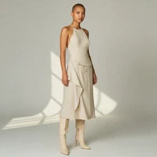 Dress deconstructed suit modern cocktail innovative Avant garde size small 0-2