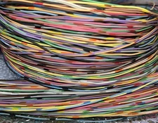 OVER 2 LB. COPPER WIRE VERY COLORFUL ARTISAN WORKS METAL CRAFT 42 In. LENGTH