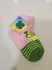 2 Pairs Of St Patrick's Day Girls Toddlers Socks Shoe Size 3-8 1/2 2T-4T