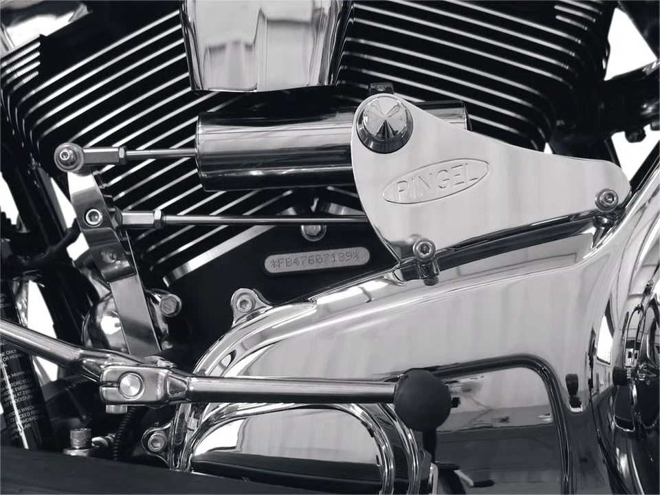 Kit de cambio electrónico cromado Pingel 07-16 Harley Davidson Touring Bagger FLHX Foto 2 de 4