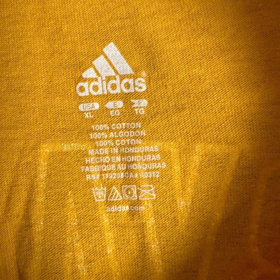 Рубашка мужская Los Angeles Lakers очень большая желтая No24 Коби Брайант NBA Adidas - Изображение 4 из 4