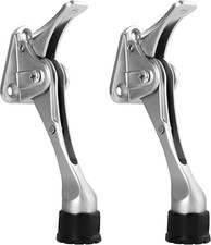 4" Kickdown Door Stoppers for Bottom of Door, Flip down Door Stop  Drop down On