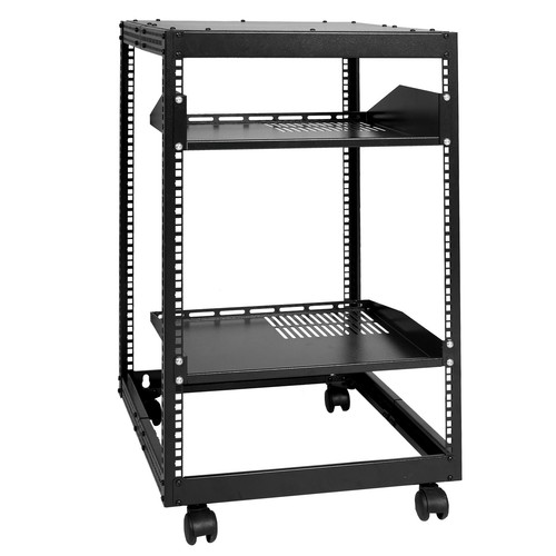 Stojak serwerowy 15U z otwartą ramą 585 x 510 x 759 mm - Zdjęcie 10 z 12