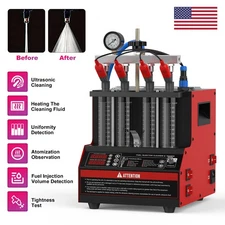 CT160 Auto Car Ultrasonic Fuel Injector Tester Cleaner Heated Cleaning Machine