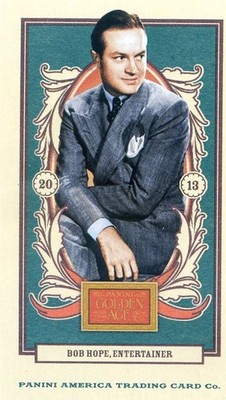 2013 Panini Golden Age MINI AMERICAN CARAMELS BLUE #53 BOB HOPE ENTERTAINER