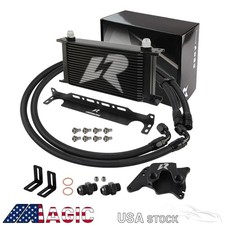 19 Row Oil Cooler Kit For Bmw Mini Cooper S Supercharger Engine R56 Turbo 1.6l