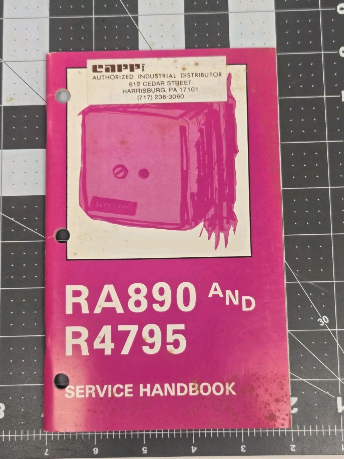 Honeywell RA890 R4795 Service Handbook Flame Safeguard W136 Test Meter