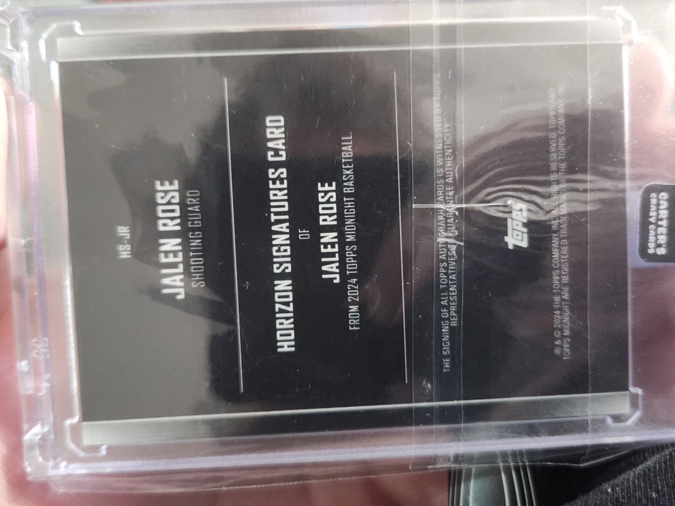 2003-04 Topps Jalen Rose 38/75 automático Foto 2 de 2