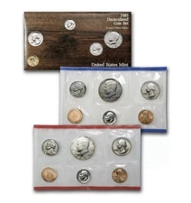 1985 P&D Mint Set Brilliant Uncirculated US with Envelope & COA (10 Coin Set)