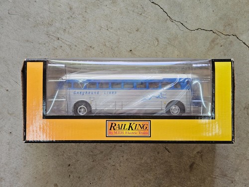 Autobús fundido a presión MTH Rail King 30-50012 Greyhound - Evansville nuevo en caja | Zustand: New