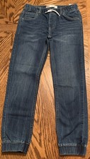 Levis Youth Jogger Blue Jeans M 10-12 Yrs Elastic Drawstring Waist Red Tag New