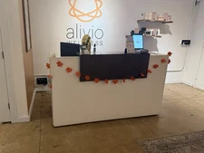 Front Desk/Reception Desk. 6' x 2'5" x 3'5"  (LxWxH) Pick Up Only. Very Heavy.