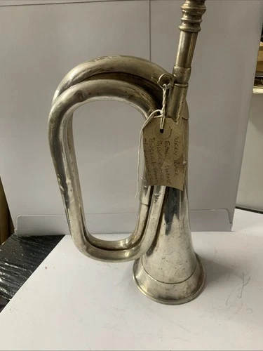 Barratts Of Manchester Silver Plated Bugle  - Very Rare