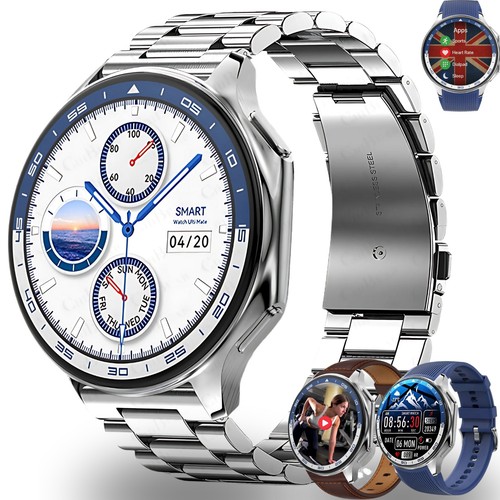 Men's Smart Watch Bluetooth Calling Fitness Tracker Health Monitor 4GB Memory - 第 2/41 張圖片