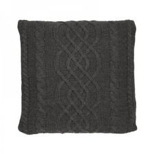 Dark Heather Gray With Microgel Feather-Like Insert Pillow