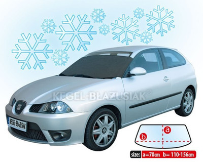 Kegel-Błażusiak Windschutzscheibenabdeckung Winter 70cm x 110-156cm