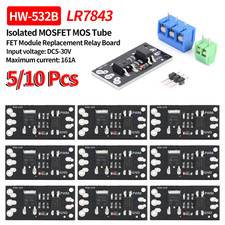 5/10Pcs LR7843 PWM Speed Regulation Isolated MOSFET MOS Tube FET Module W/Optoco