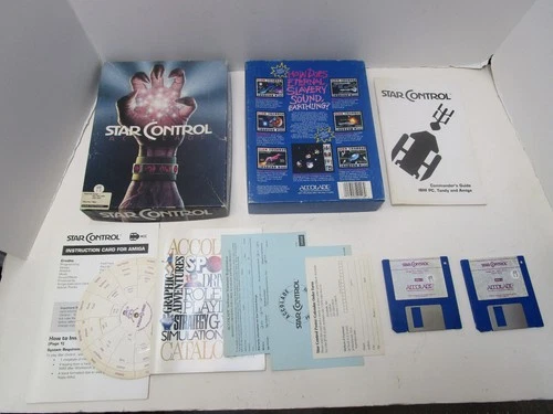 STAR CONTROL FOR COMMODORE AMIGA GAME BY ACCOLADE TESTED AND WORKING 🕹️