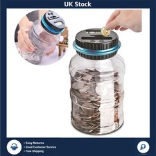 Durable and Fun Digital Saving Money Box - Automatic Counting for Kids & Adults