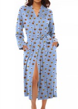 Ekouaer Kimono Robes for Women Long Lightweight Knit Bathrobe Shawl Soft Slee...