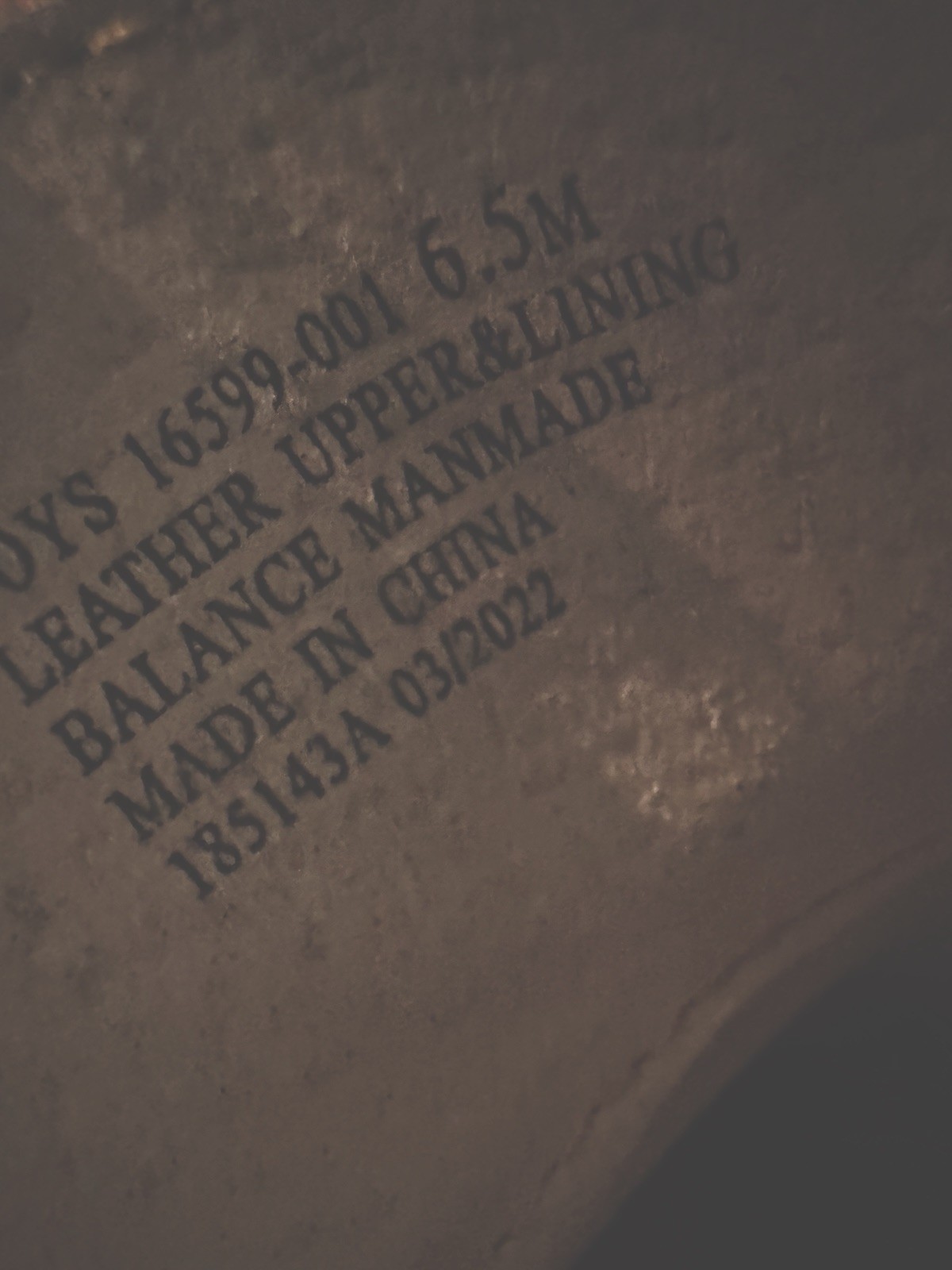 SAOLA Scarpe da ragazzo Florsheim nere suola in gel con tomaia e fodere in pelle misura 6 5M