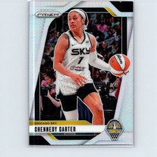 2024 Panini Prizm WNBA Chennedy Carter #66 Silver Prizm Chicago Sky