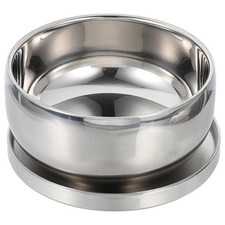 Stainless Steel Shaving Bubble Bowl Practical Lidded Soap Container for Men
