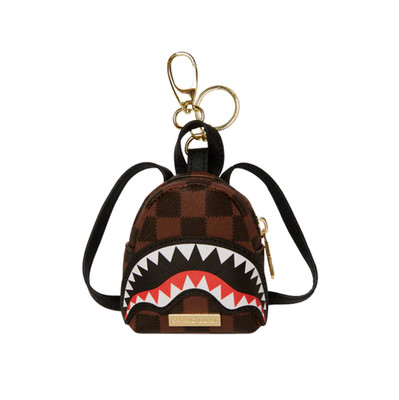 SPRAYGROUND SAWTOOTH SHARKS IN PARIS BACKPACK KEYCHAIN