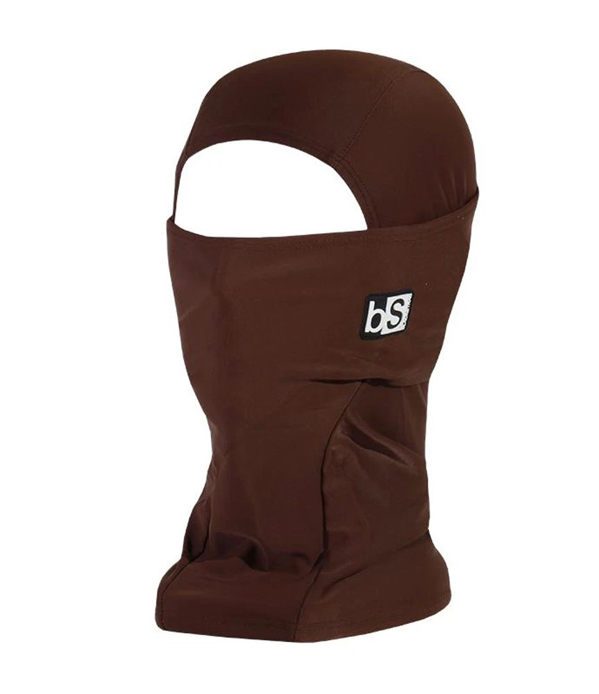 BlackStrap Adult The Hood Dual Layer Balaclava Facemask Solid Chocolate Brown