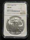 2026 $1 American Silver Eagle NGC MS69 Brown Label!!!