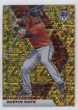 2021 Panini Mosaic Quick Pitch Gold Mosaic Prizm 6/10 Austin Hays #71 0s2h