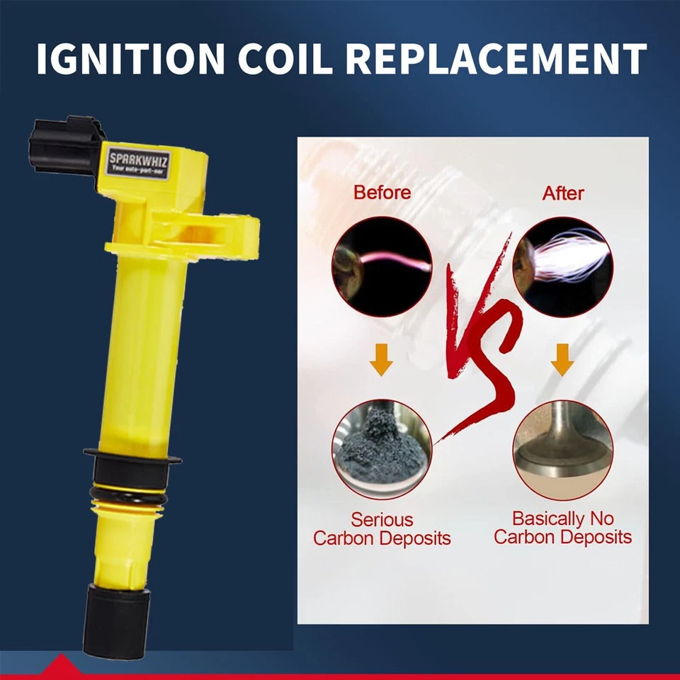 Set of 8 Ignition Coil Pack and Spark Plug For Dodge Ram 1500 4.7L V8 2002-2007 - Image 2 of 4