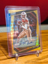 JERRY RICE 2023 NATIONAL VIP GOLD PRIZM 49ers HOF REFRACTOR AUTO AUTOGRAPH /10