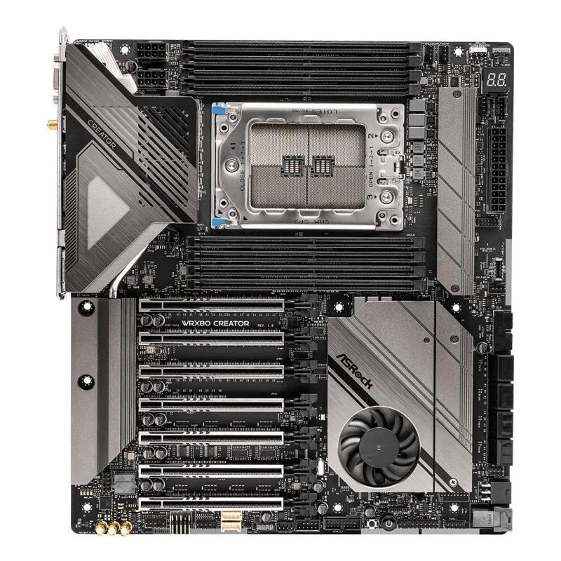 Asrock WRX80 CREATOR R2.0 AMD WRX80 Base sWRX8 ATX esteso - Immagine 2 di 4