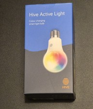 Hive Active Colour Changing Smart Light Bulb E27 Edison Screw Fit - Brand New