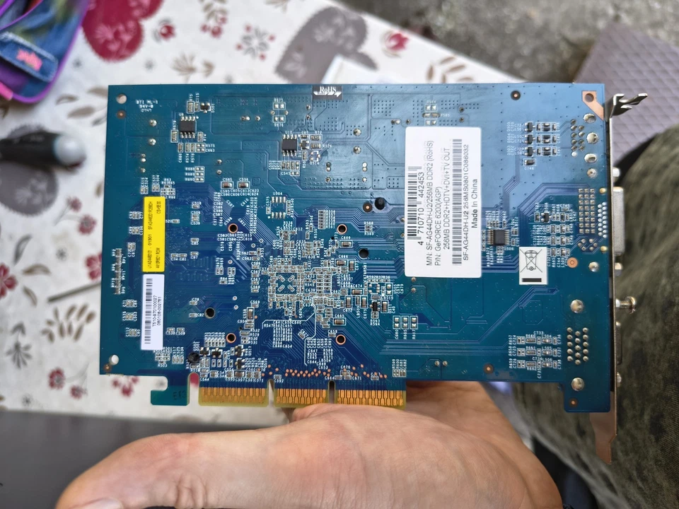 SCHEDA GRAFICA GEFORCE NVIDIA AGP 256 MB GF 6200 DDR2 - Immagine 2 di 2