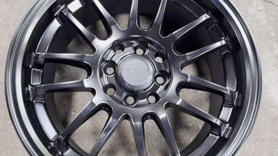 Used 16x7 AOW RE30 (4 wheel) Black 4x114.3 fit Honda Toyota Mazda