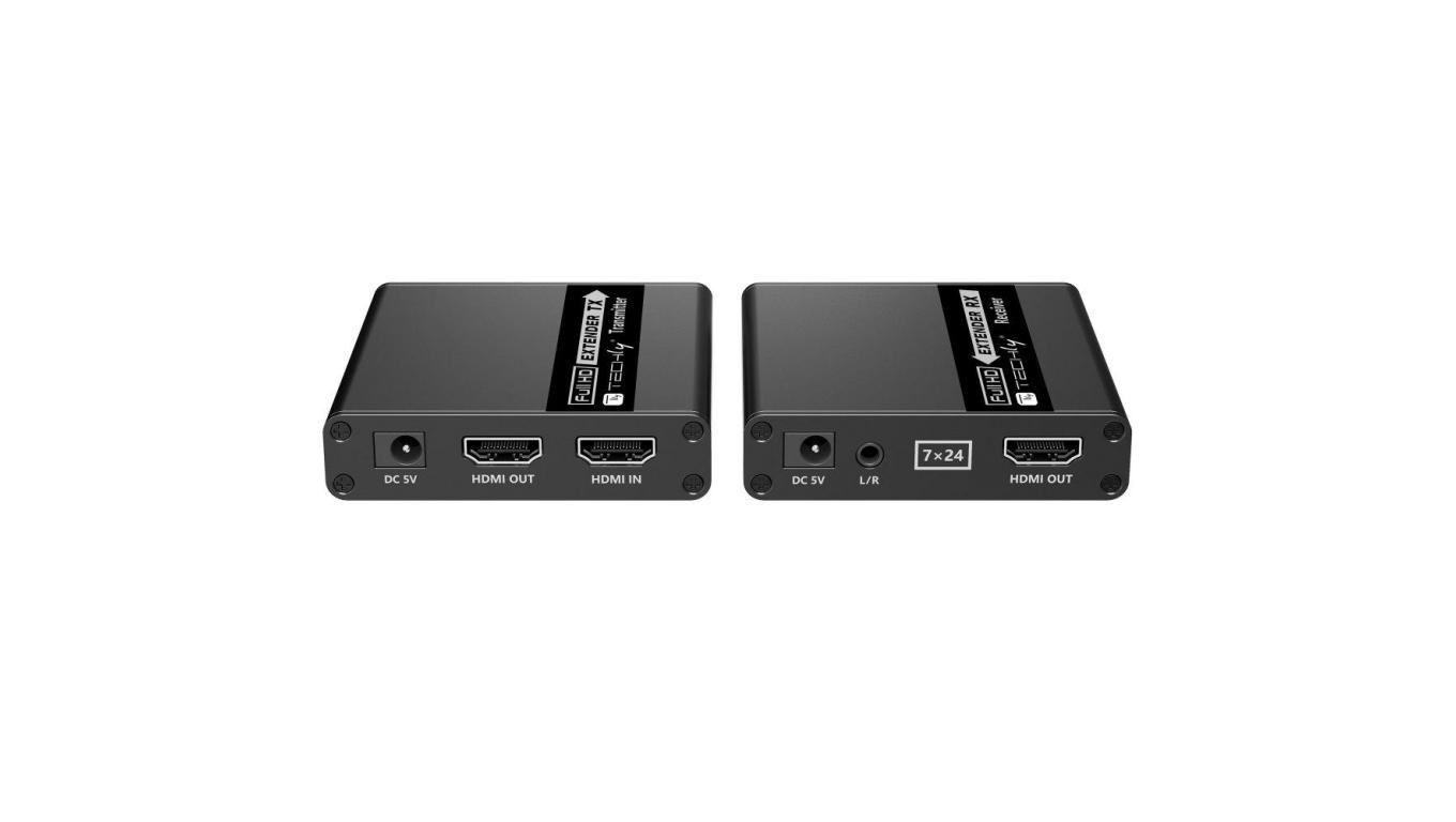 Rallonge HDMI 1080p temps réel Cat6/6a/7 à 70m IDATA EXT-E223