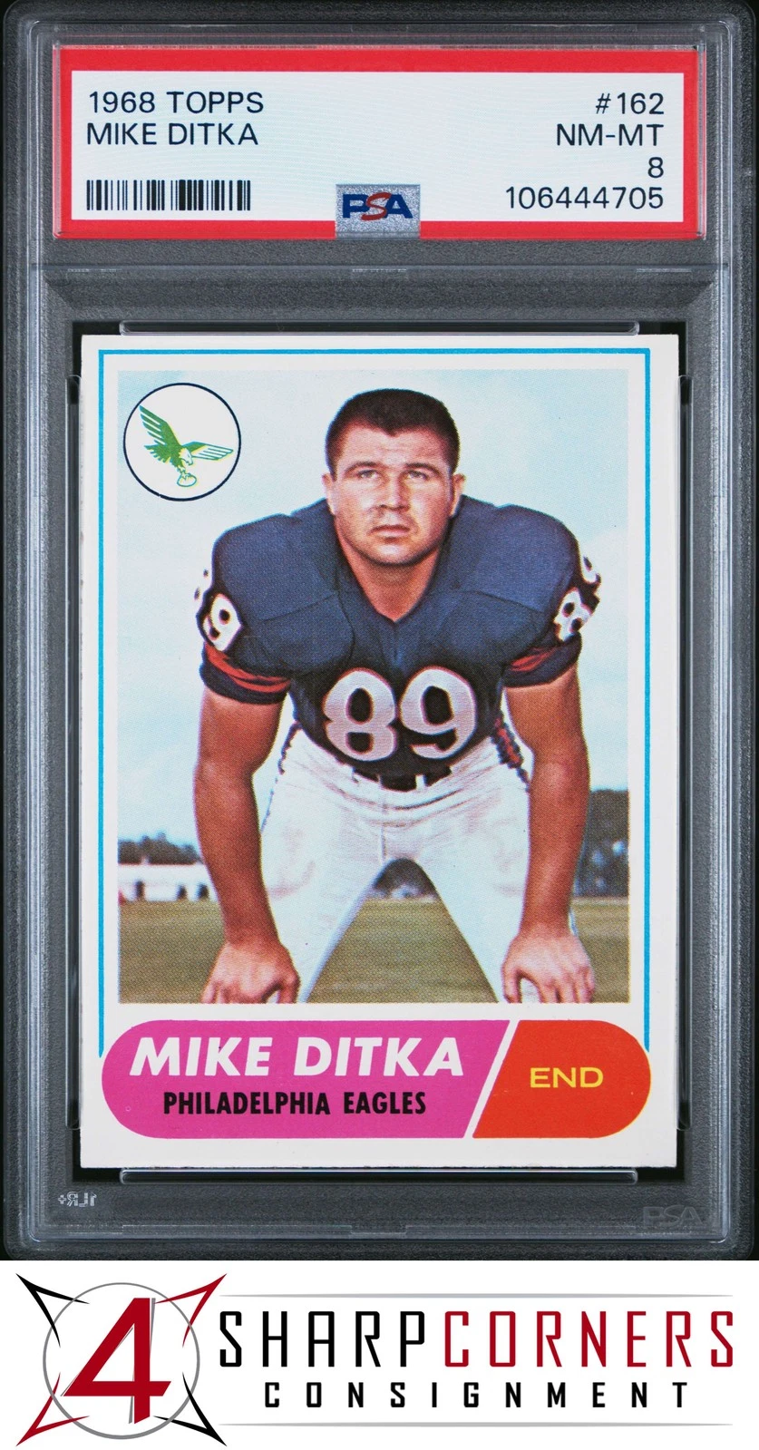 Mike Ditka trading card